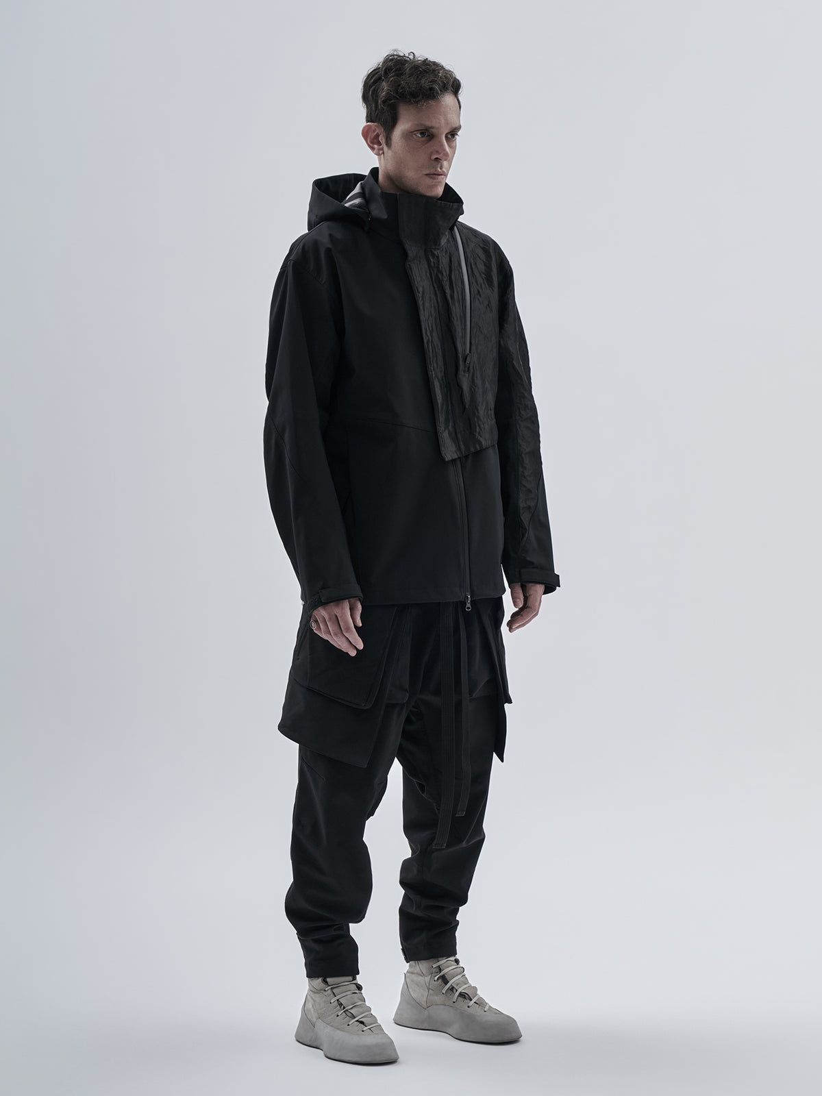 uhain jacket schoeller metal / allweather black
