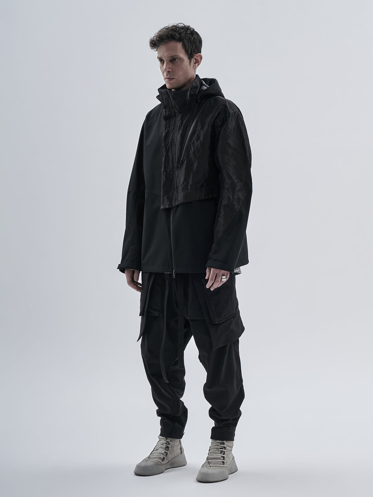 uhain jacket schoeller metal / allweather black