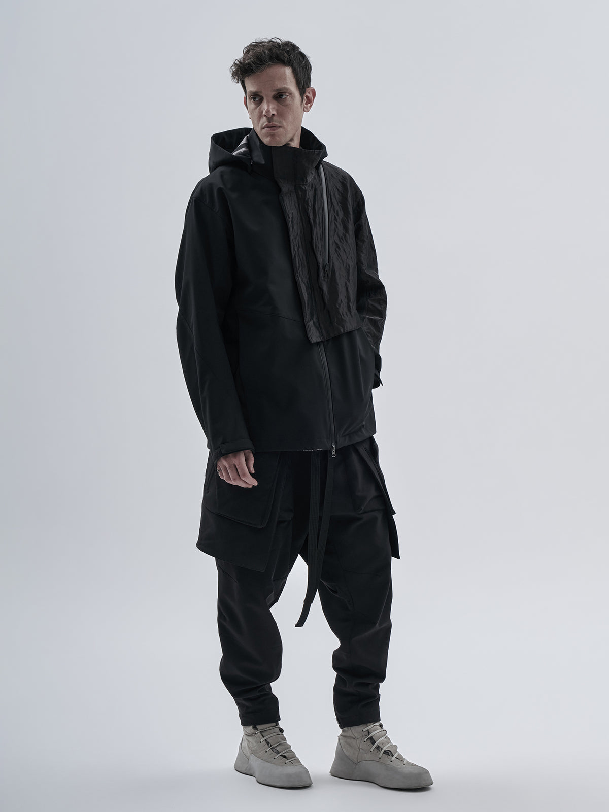 uhain jacket schoeller metal / allweather black