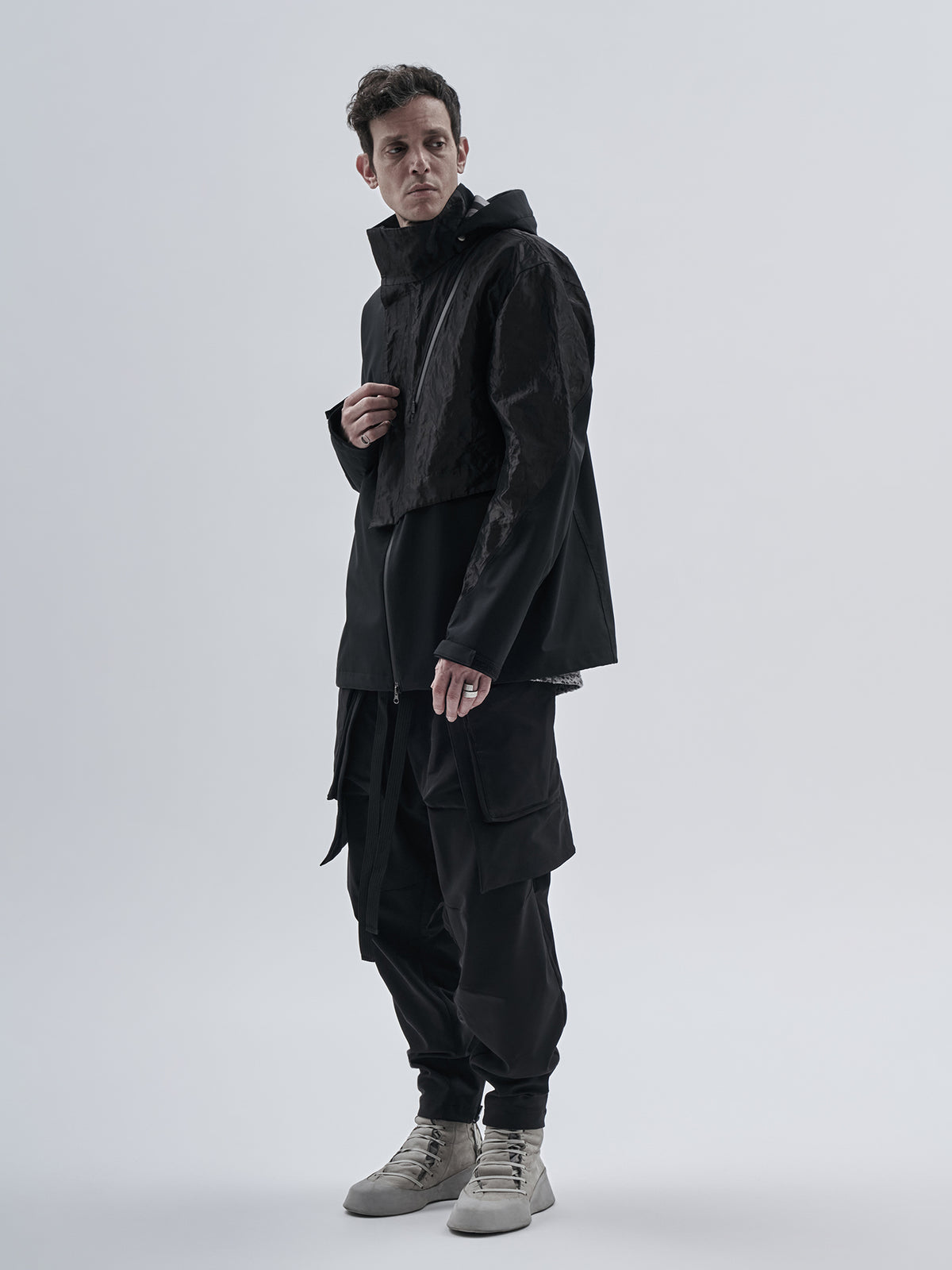 uhain jacket schoeller metal / allweather black