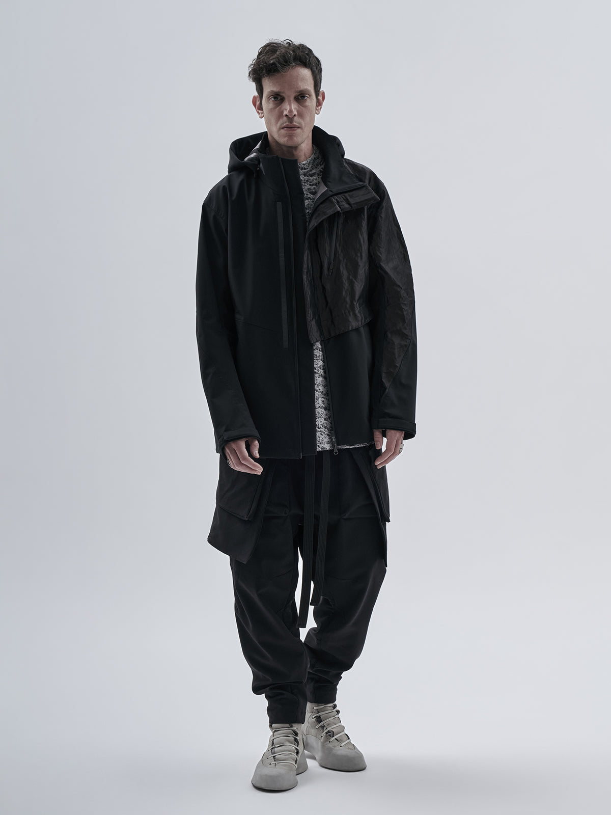 uhain jacket schoeller metal / allweather black