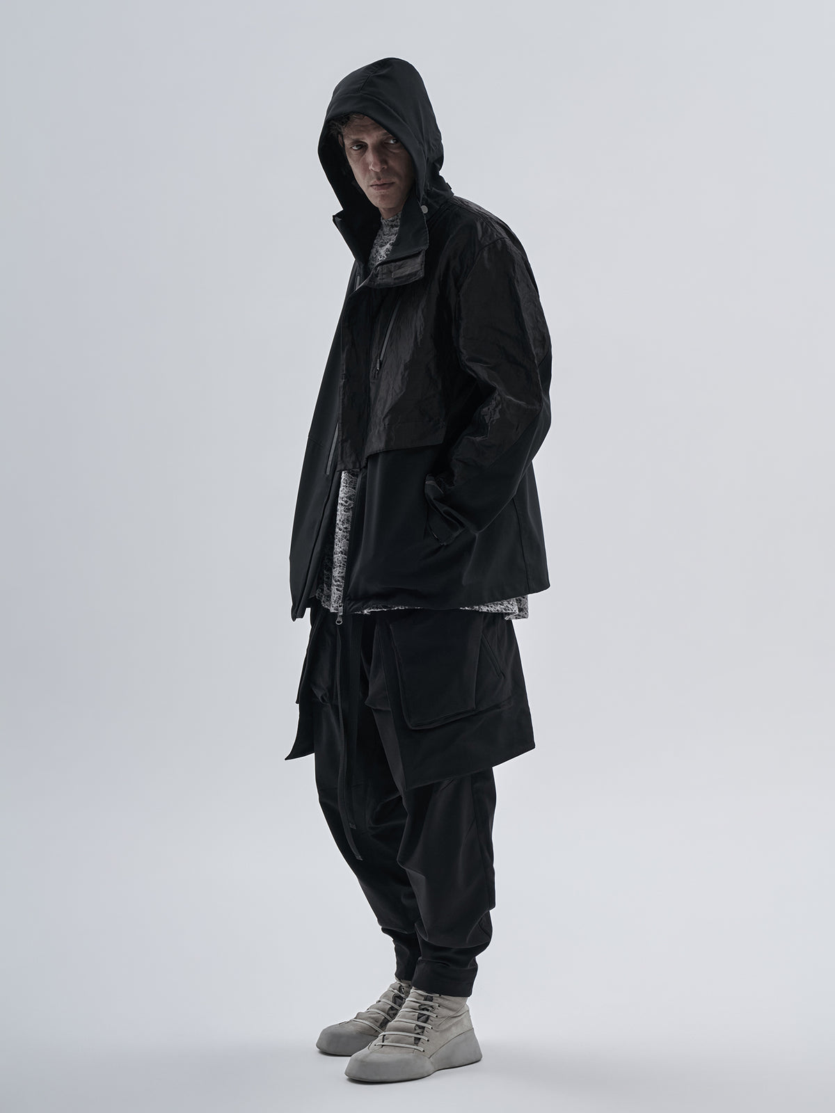 uhain jacket schoeller metal / allweather black