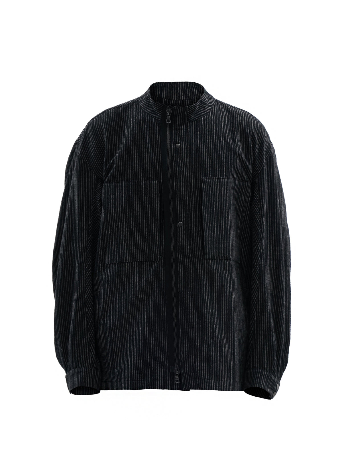 zuri jacket chalk stripe nightfall