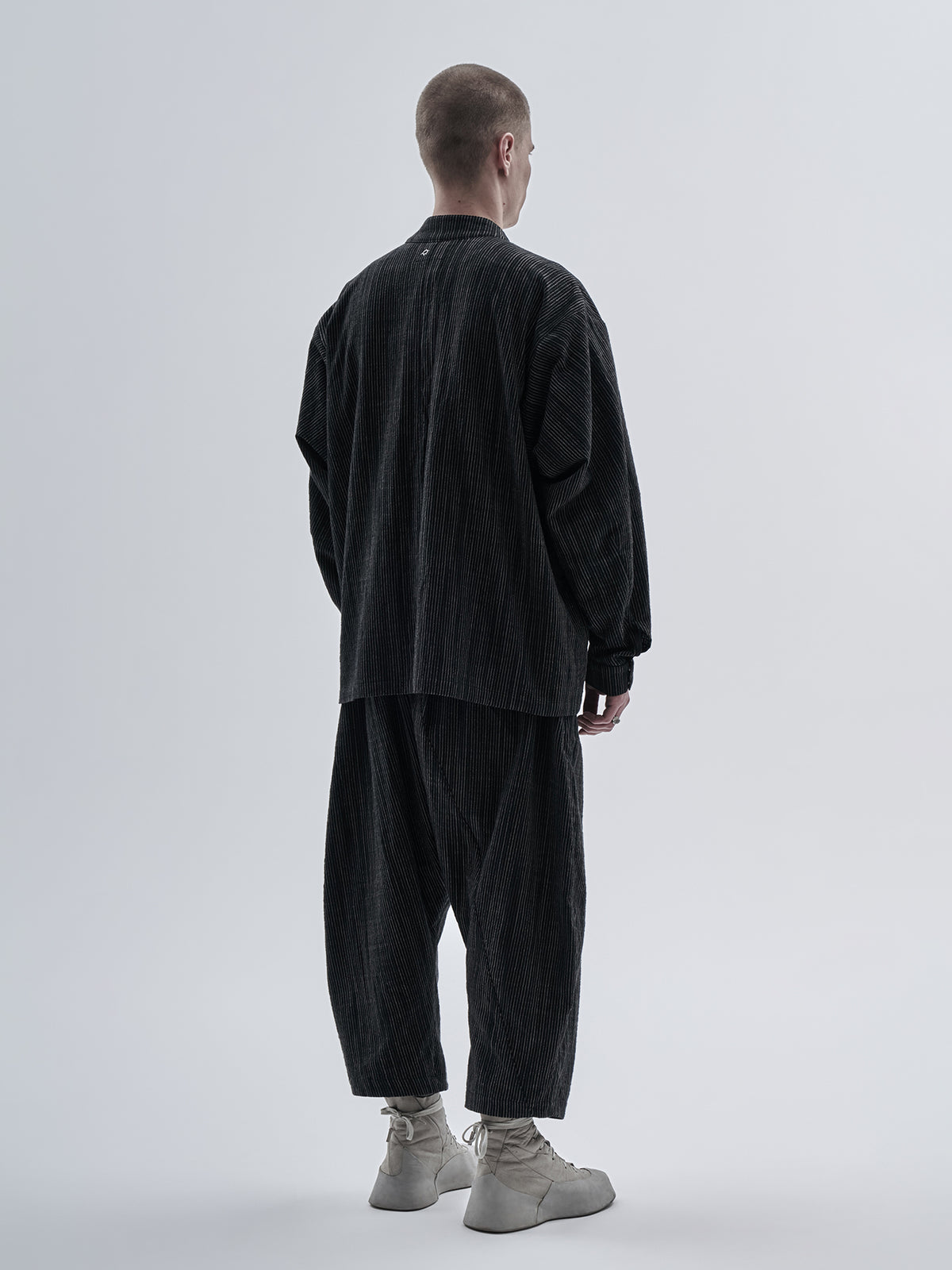 zuri jacket chalk stripe nightfall