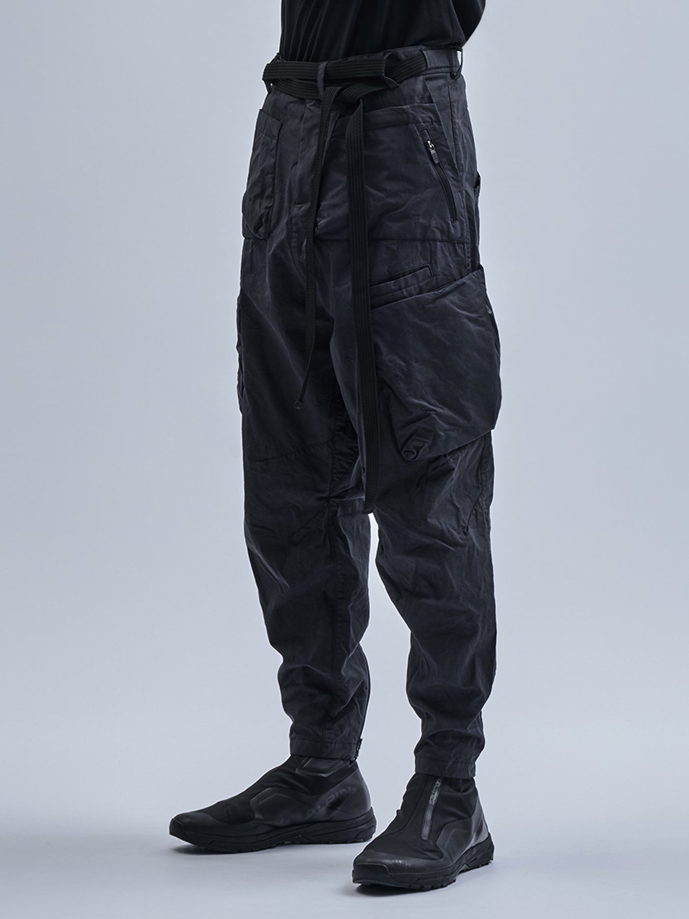 【Raucohouse】Daily loose-fit cargo banding pants Raucohouse
