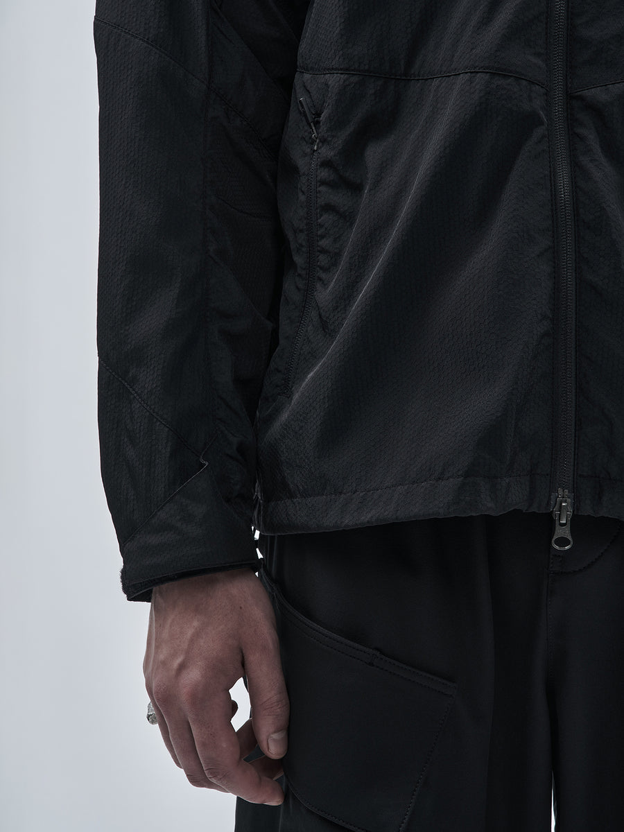Zipped side pocket
