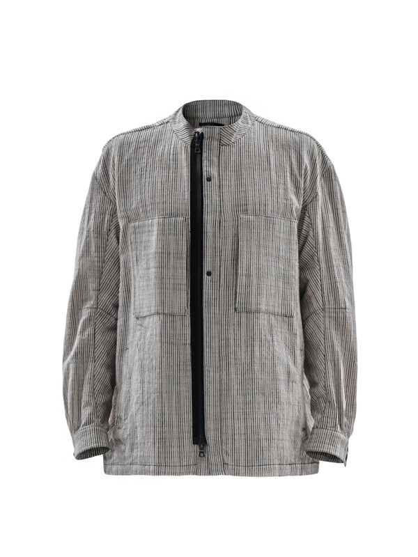 zuri jacket chalk stripe moon