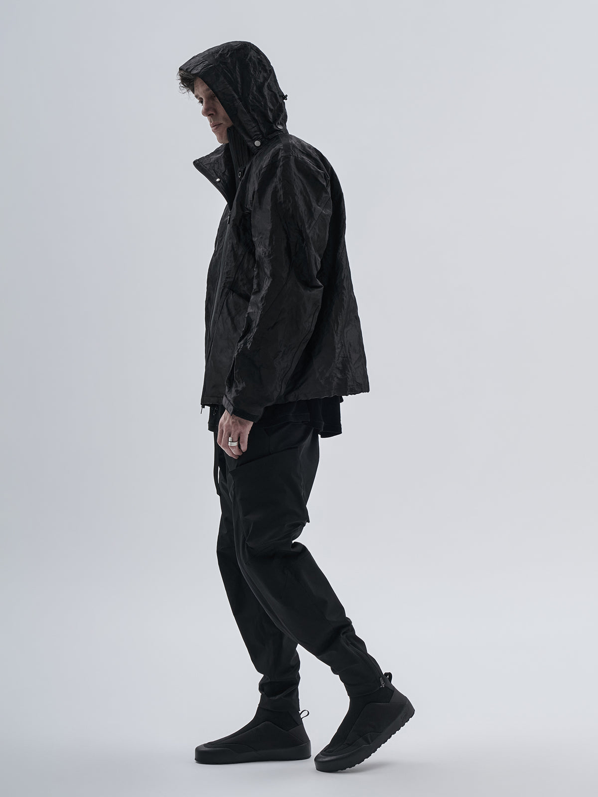 erantzun jacket schoeller metal black