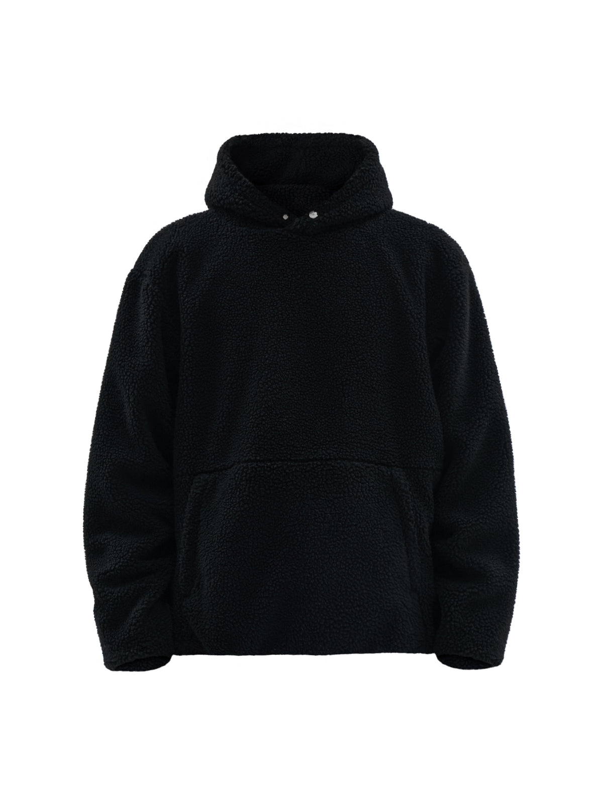 ordez hoodie merino wool sherpa black