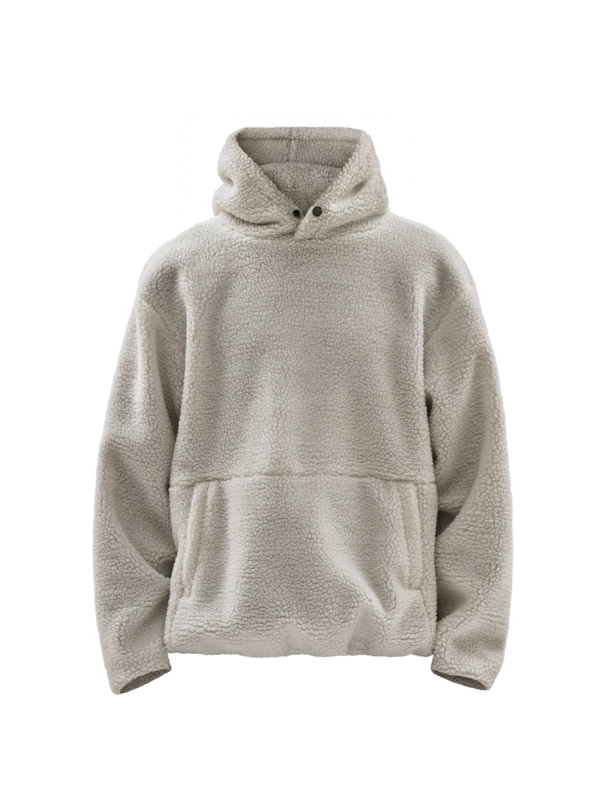 ordez hoodie merino wool sherpa off white