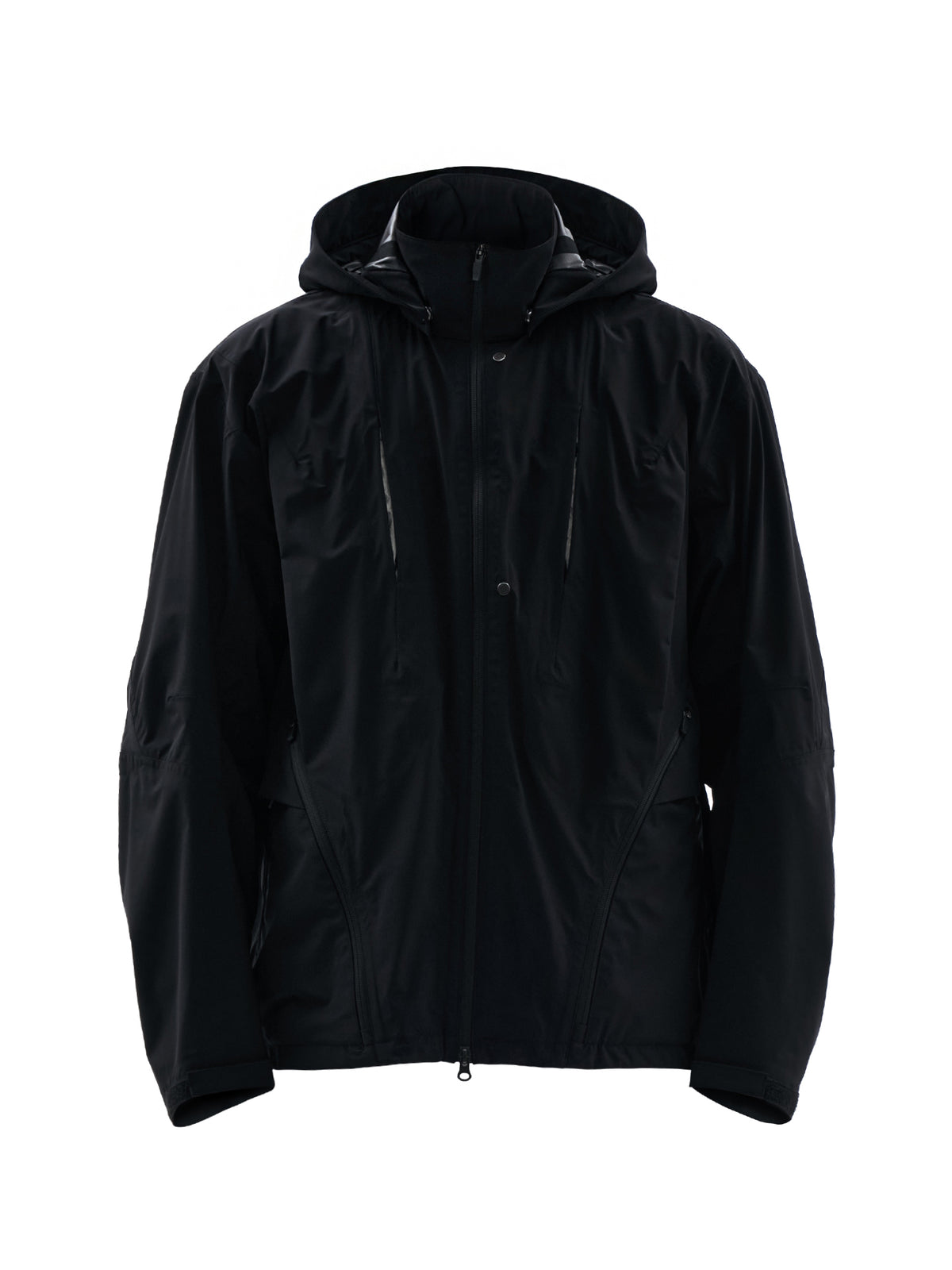 orain jacket schoeller allweather black / silver