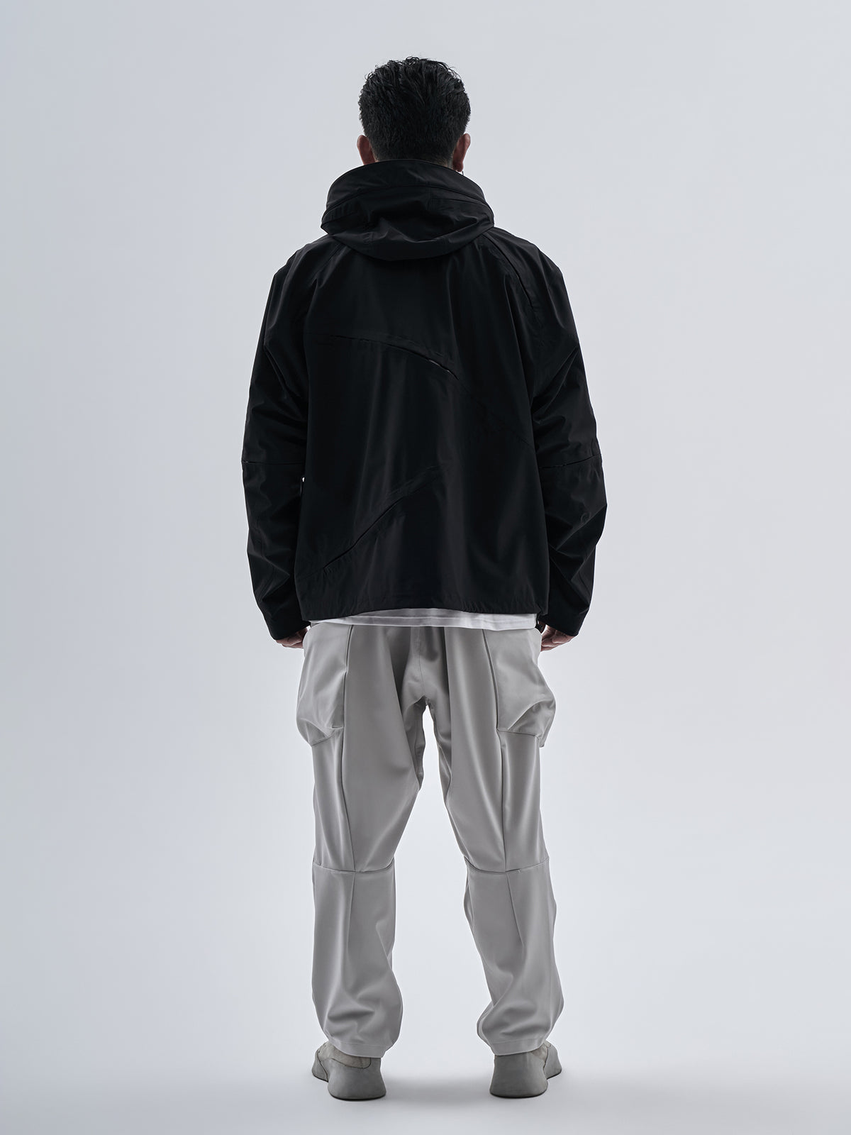 orain jacket schoeller allweather black / silver