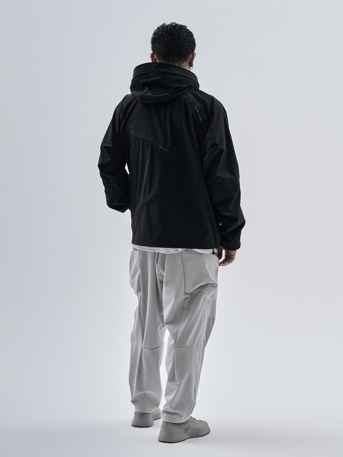orain jacket schoeller allweather black / silver