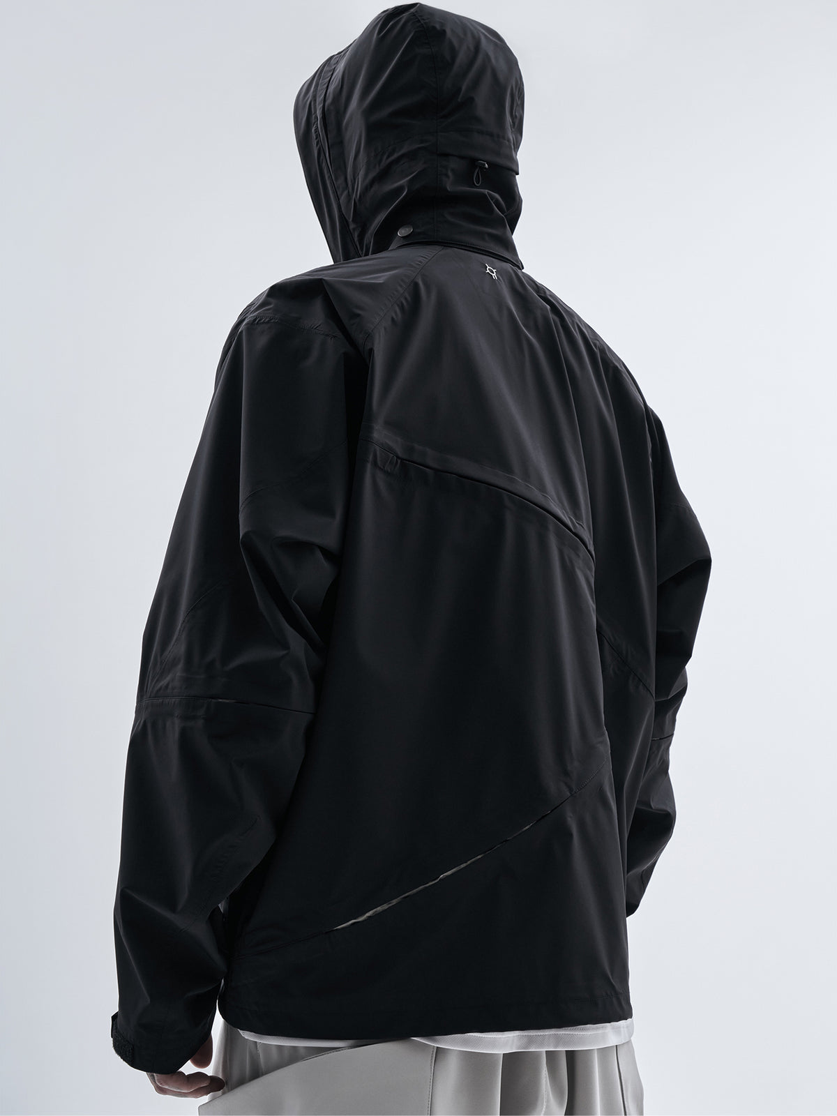 orain jacket schoeller allweather black / silver