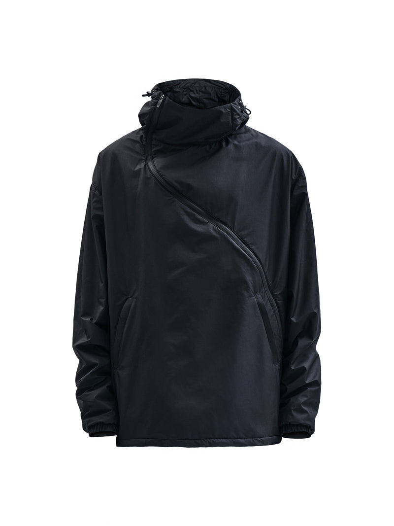 gurutze insulated hoodie black