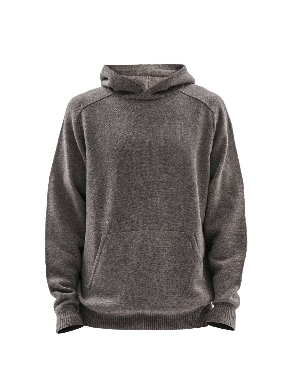 beira yak wool hoodie sand