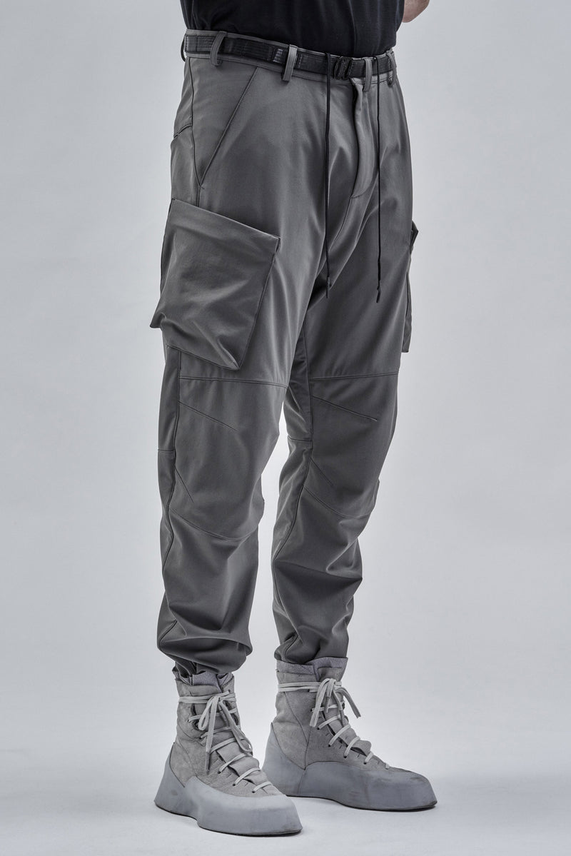 arrate articulated cargo pants schoeller dryskin grey – enfin levé