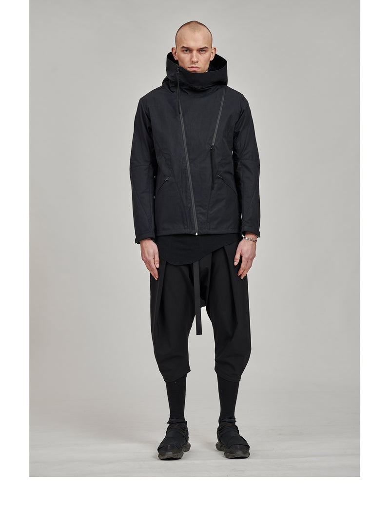 leioa asymmetrical jacket black