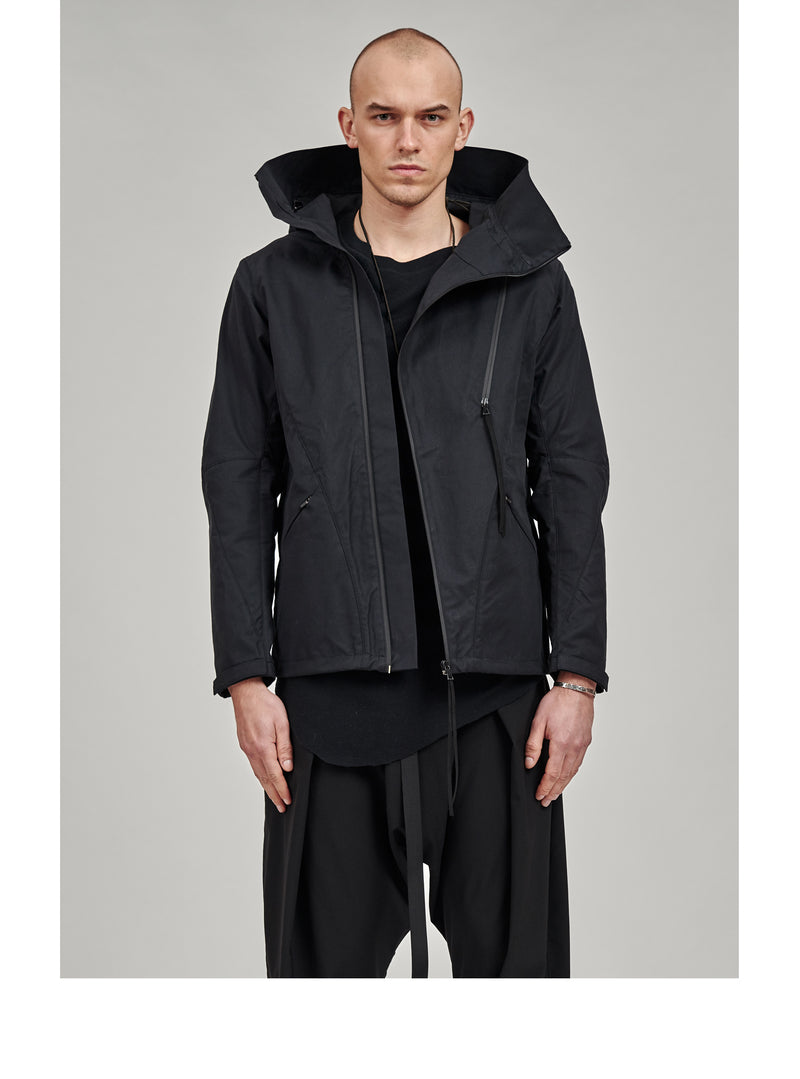 leioa asymmetrical jacket black