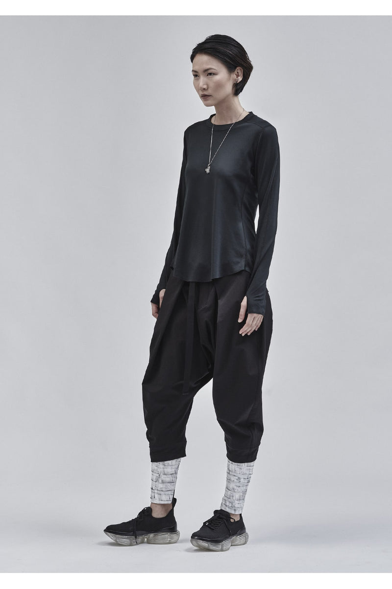 aldatze dropcrotch cropped pants dryskin